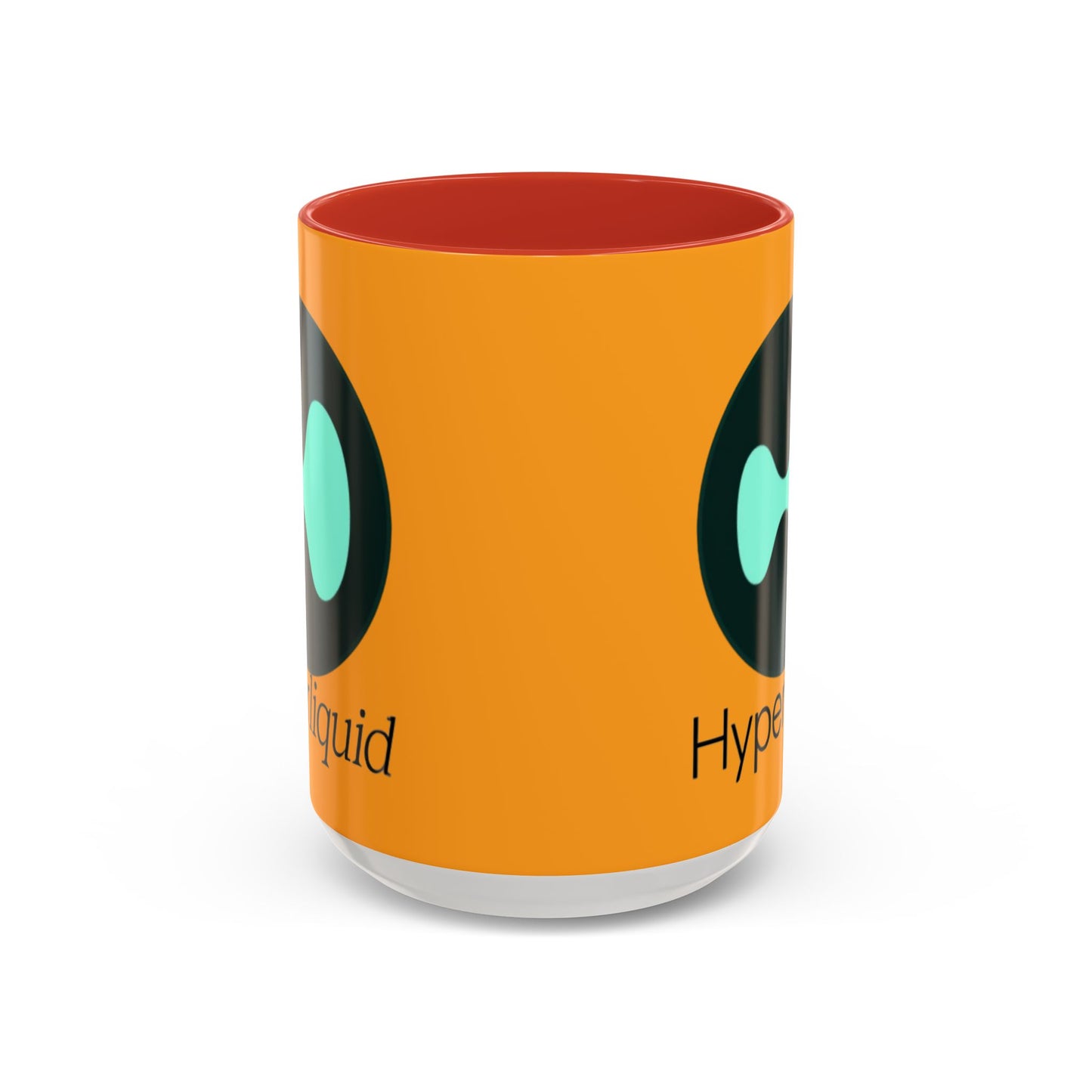 Hyperliquid Black font Orange Accent Mug by cypherpunkgear.com