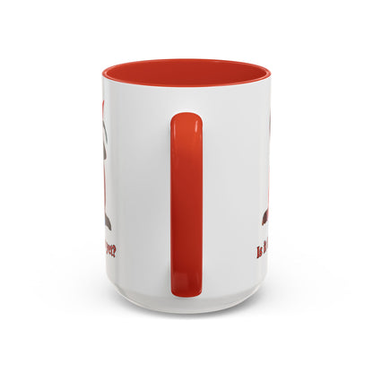 Is it Samhain yet? White Accent Mug by CreepyCrafts.boo