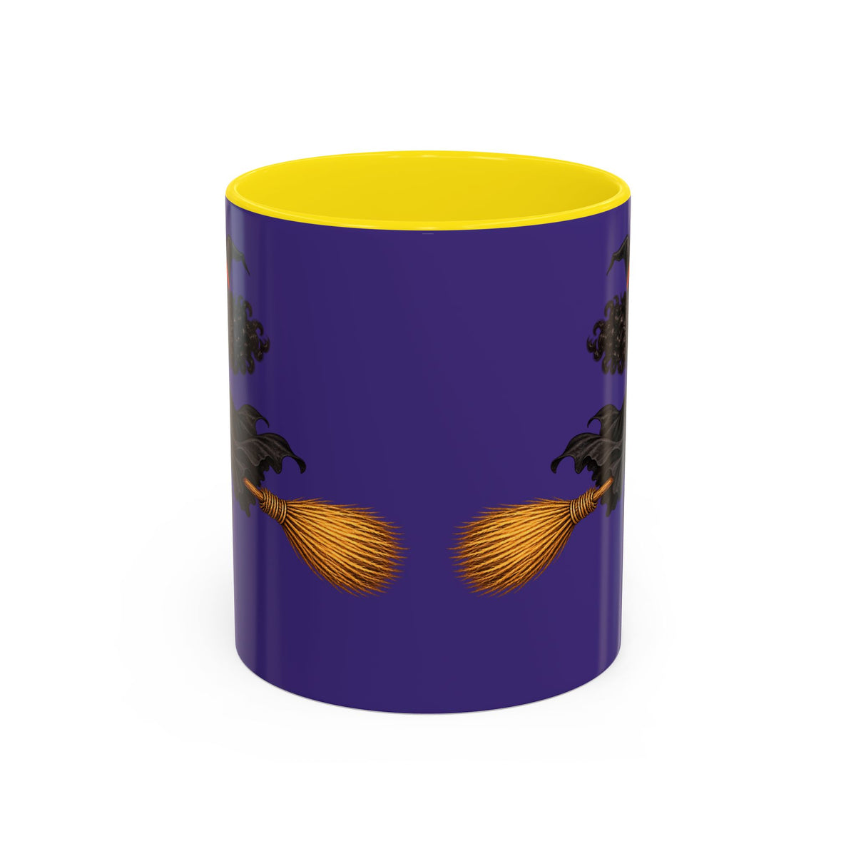 Velvet Vex Purple Accent Mug by CreepyCrafts.boo