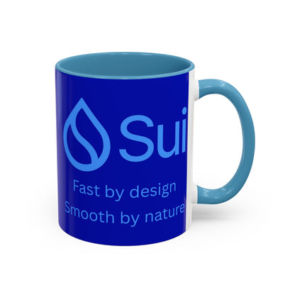 SUI Dark Blue Accent Mug by cypherpunkgear.com