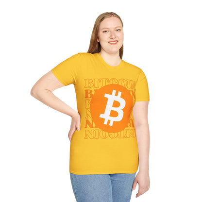 Bitcoin Bitcoin Bitcoin (BTC) Light colors Unisex T-Shirt by cypherpunkgear.com