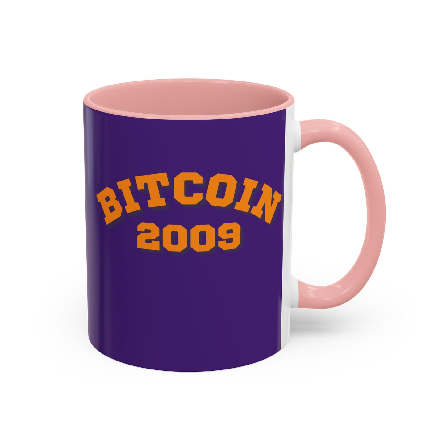 Bitcoin 2009 Dark Purple Accent Mug by cypherpunkgear.com