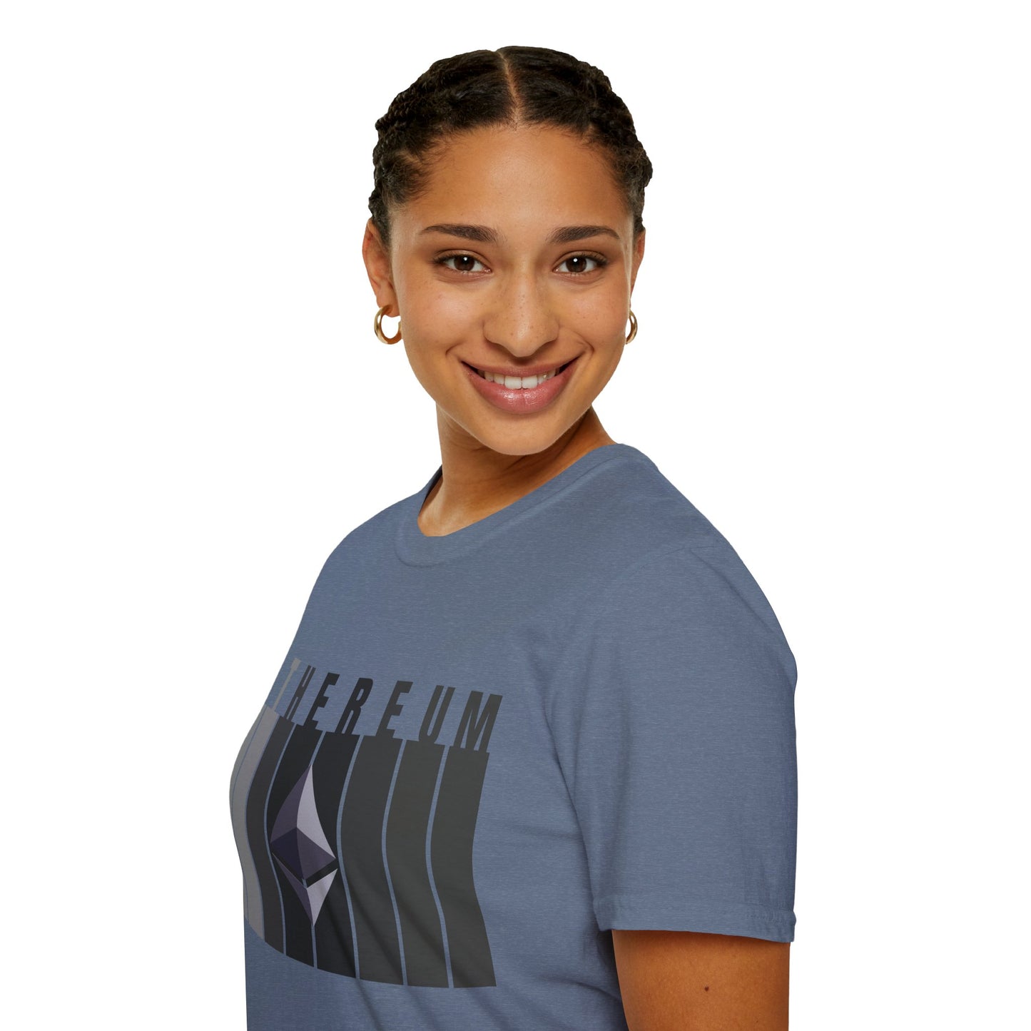 Ethereum (ETH) DKcolors Unisex T-Shirt by cypherpunkgear.com