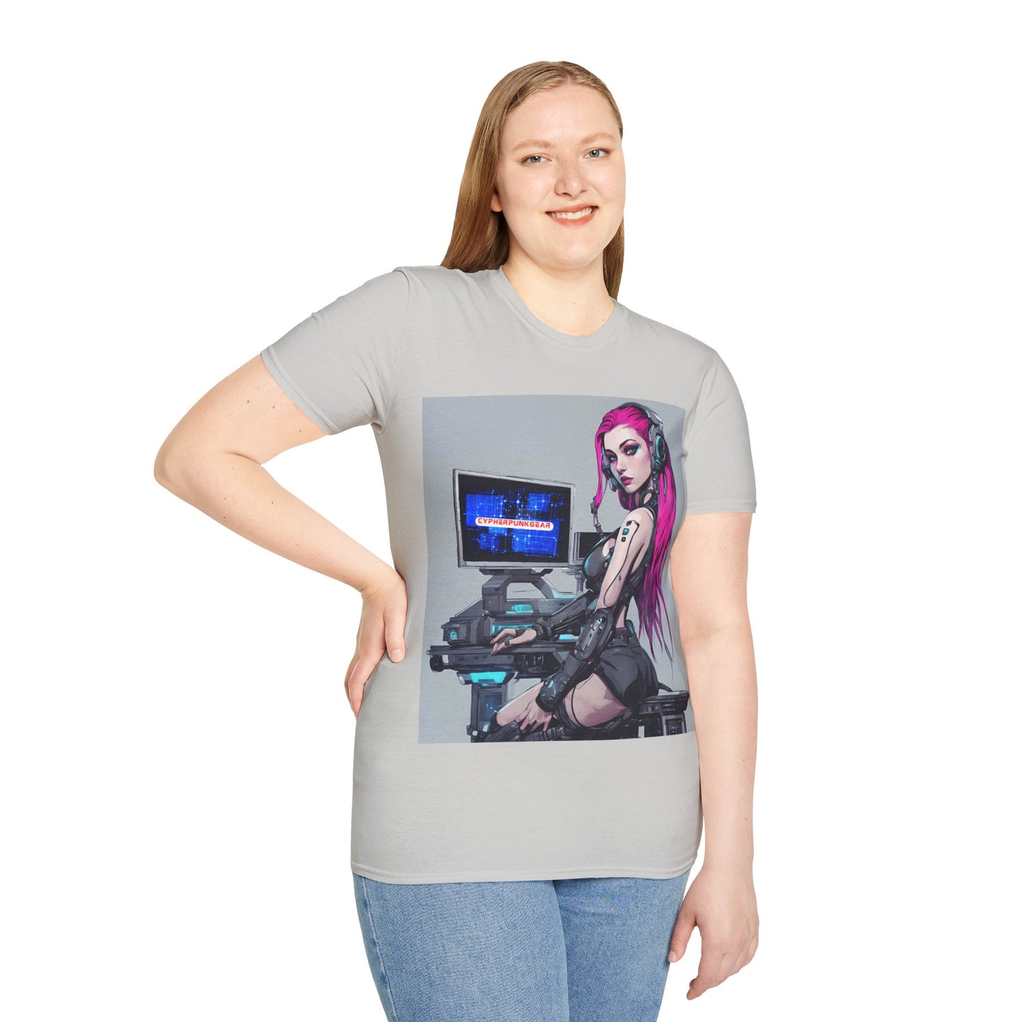 ¡Cyberpunk de cypherpunkgear! Camiseta unisex de estilo suave