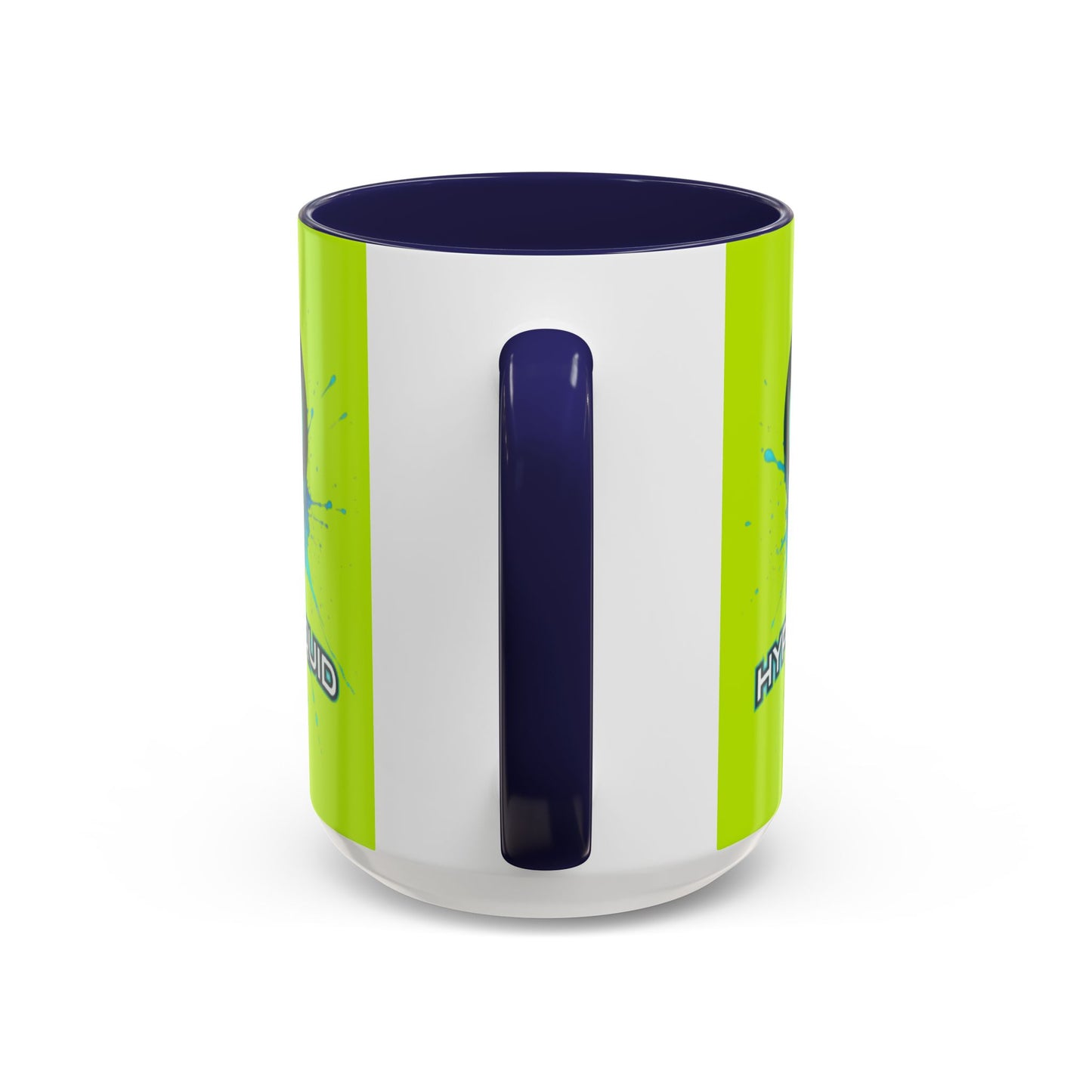 HYPE Drip Yellow Accent Mug by cypherpunkgear.com