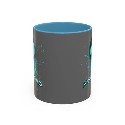 HYPE Drip Grey Accent Mug by cypherpunkgear.com