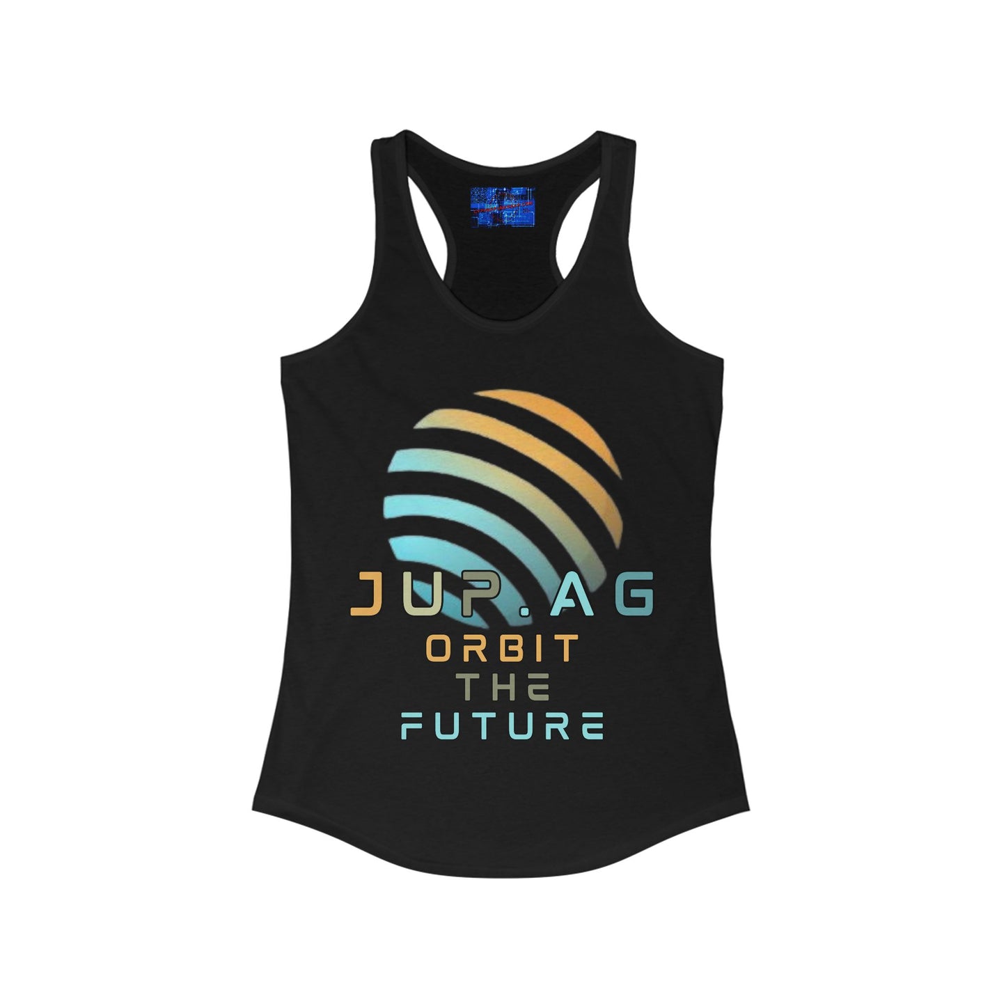 Jupiter (JUP) Orbit the Future Women's Racerback Tank Top by cypherpunkgear.com