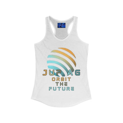 Jupiter (JUP) Orbit the Future Women's Racerback Tank Top by cypherpunkgear.com