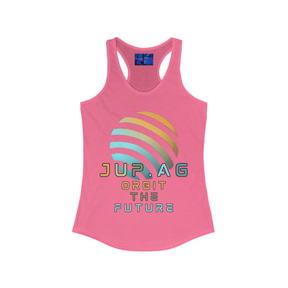 Jupiter (JUP) Orbit the Future Women's Racerback Tank Top by cypherpunkgear.com