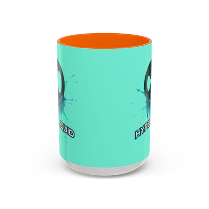 HYPE Drip Light Hyperliquid Accent Mug by cypherpunkgear.com
