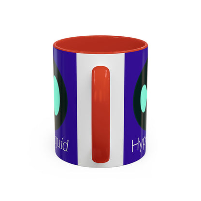 Hyperliquid White font Dark Purple Accent Mug by cypherpunkgear.com