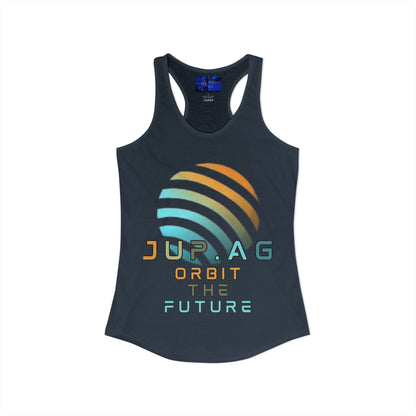 Jupiter (JUP) Orbit the Future Women's Racerback Tank Top by cypherpunkgear.com
