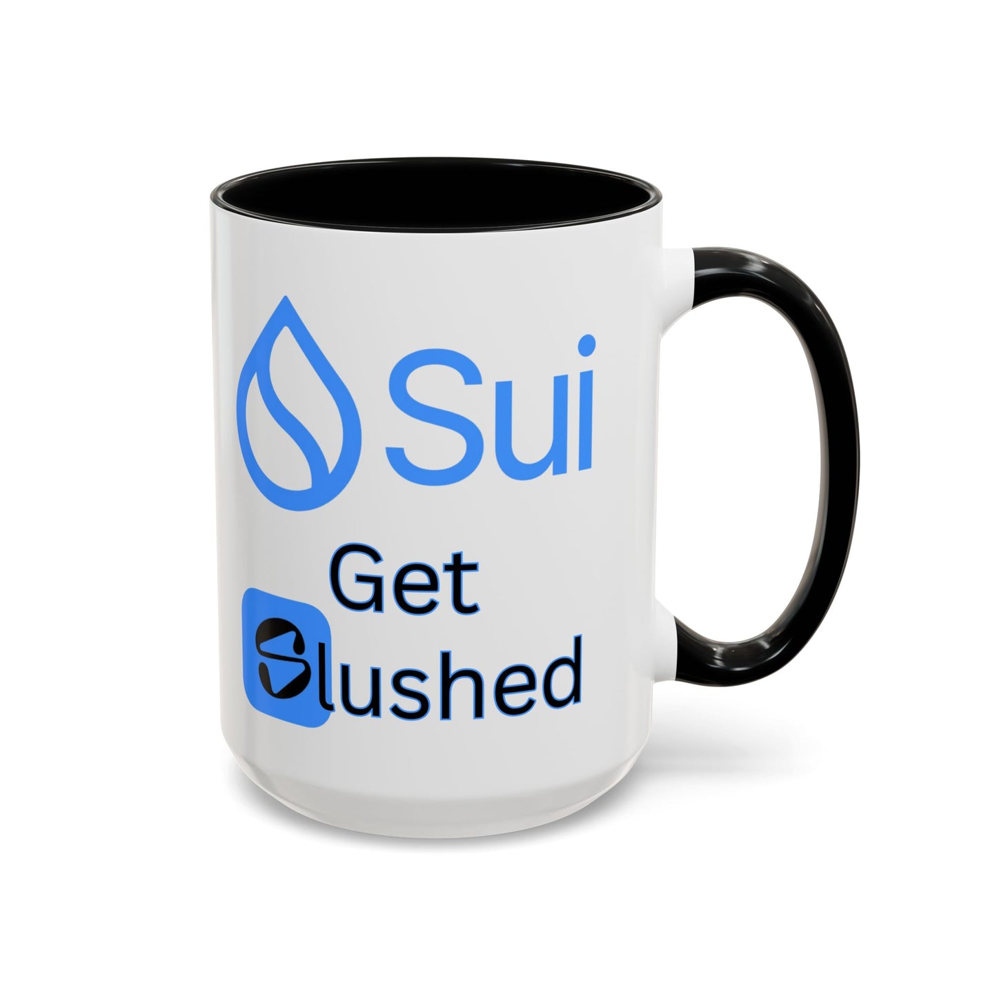 Sui: Get Slushed White Accent Mug by cypherpunkgear.com