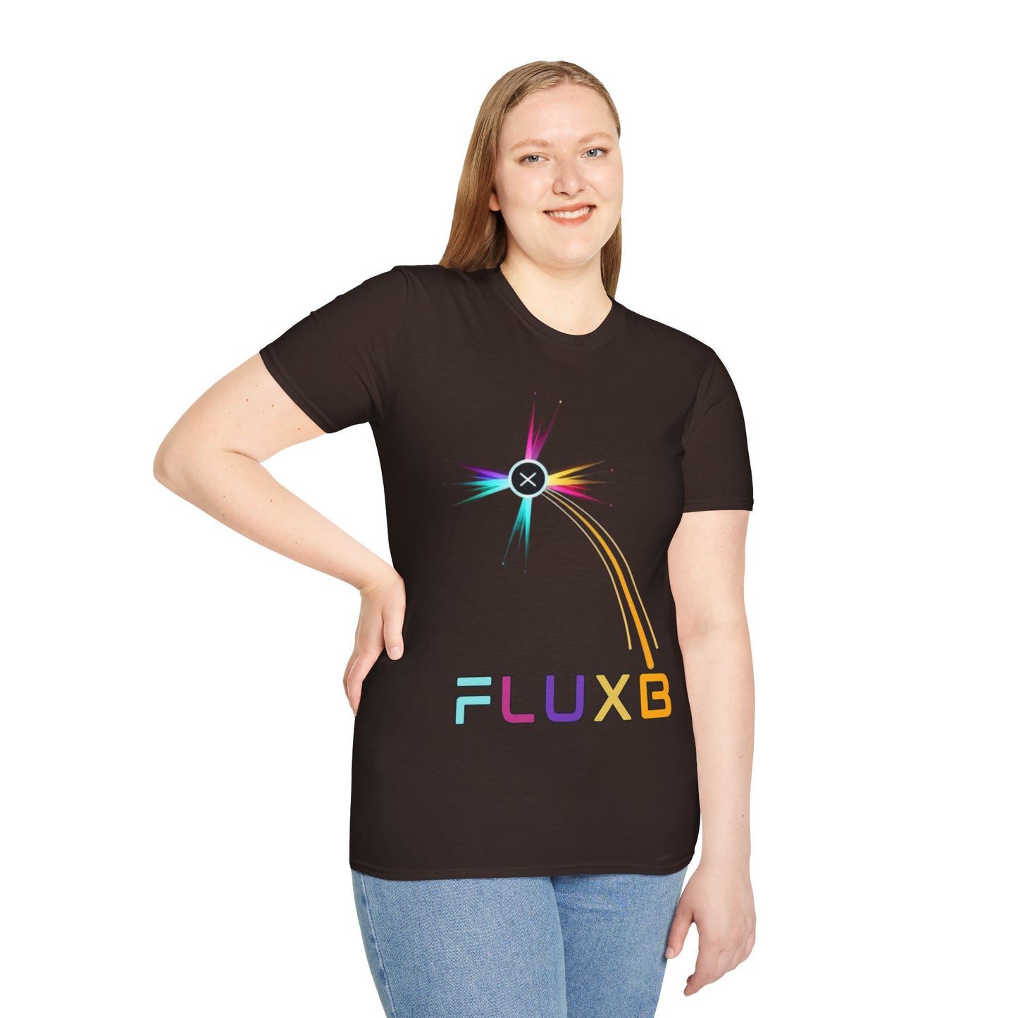 FluxBeam (FLUXB) Dark colors Unisex T-Shirt by cypherpunkgear.com