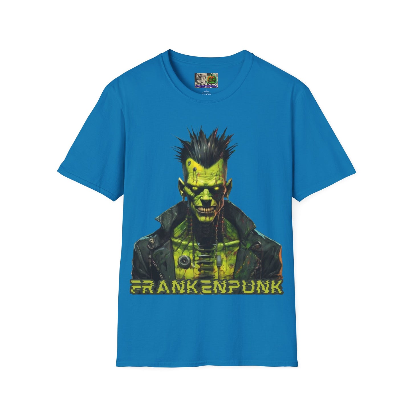 Frankenpunk Dark colors Unisex T-Shirt by CreepyCrafts.boo