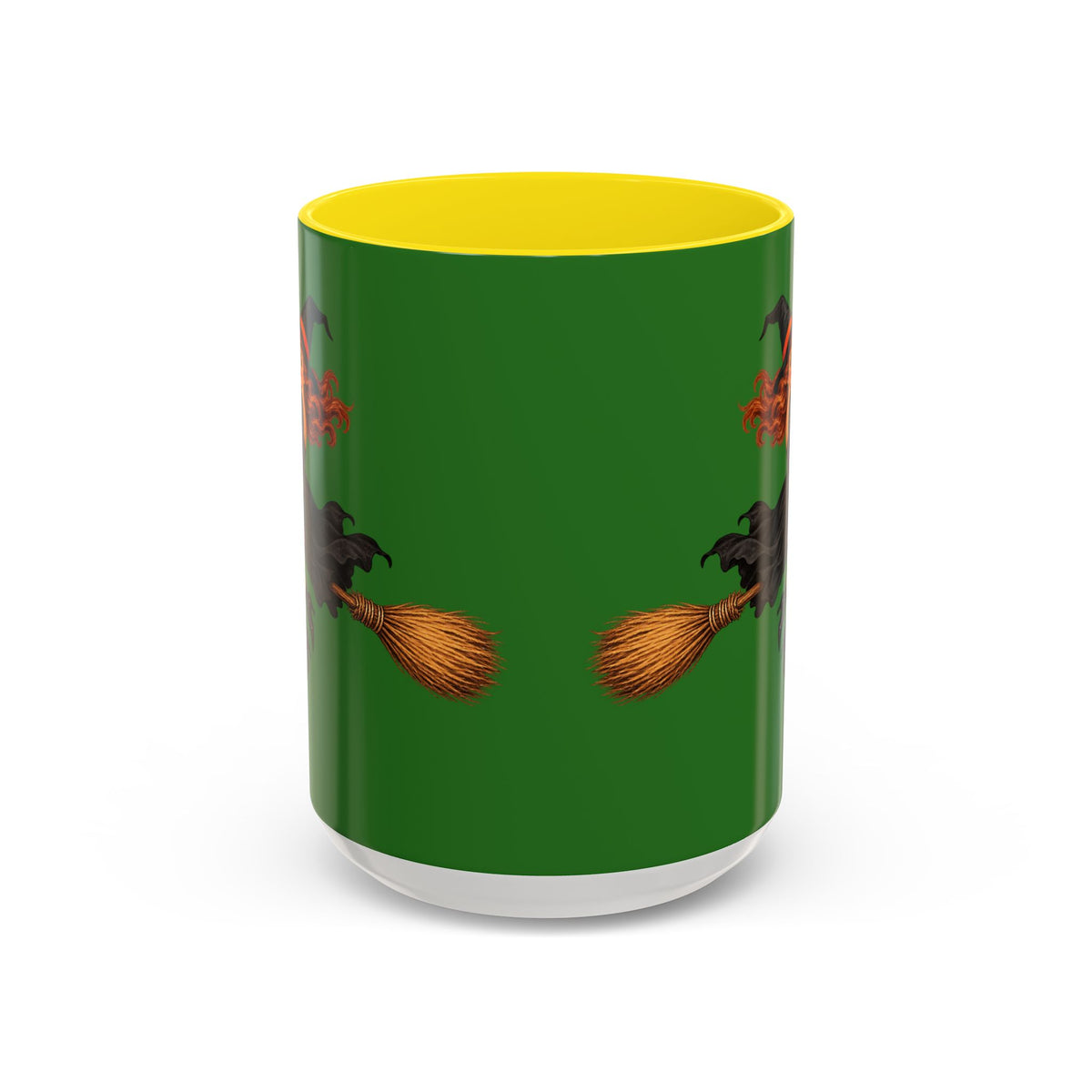 Hazel Hex Green Accent Mug by CreepyCrafts.boo