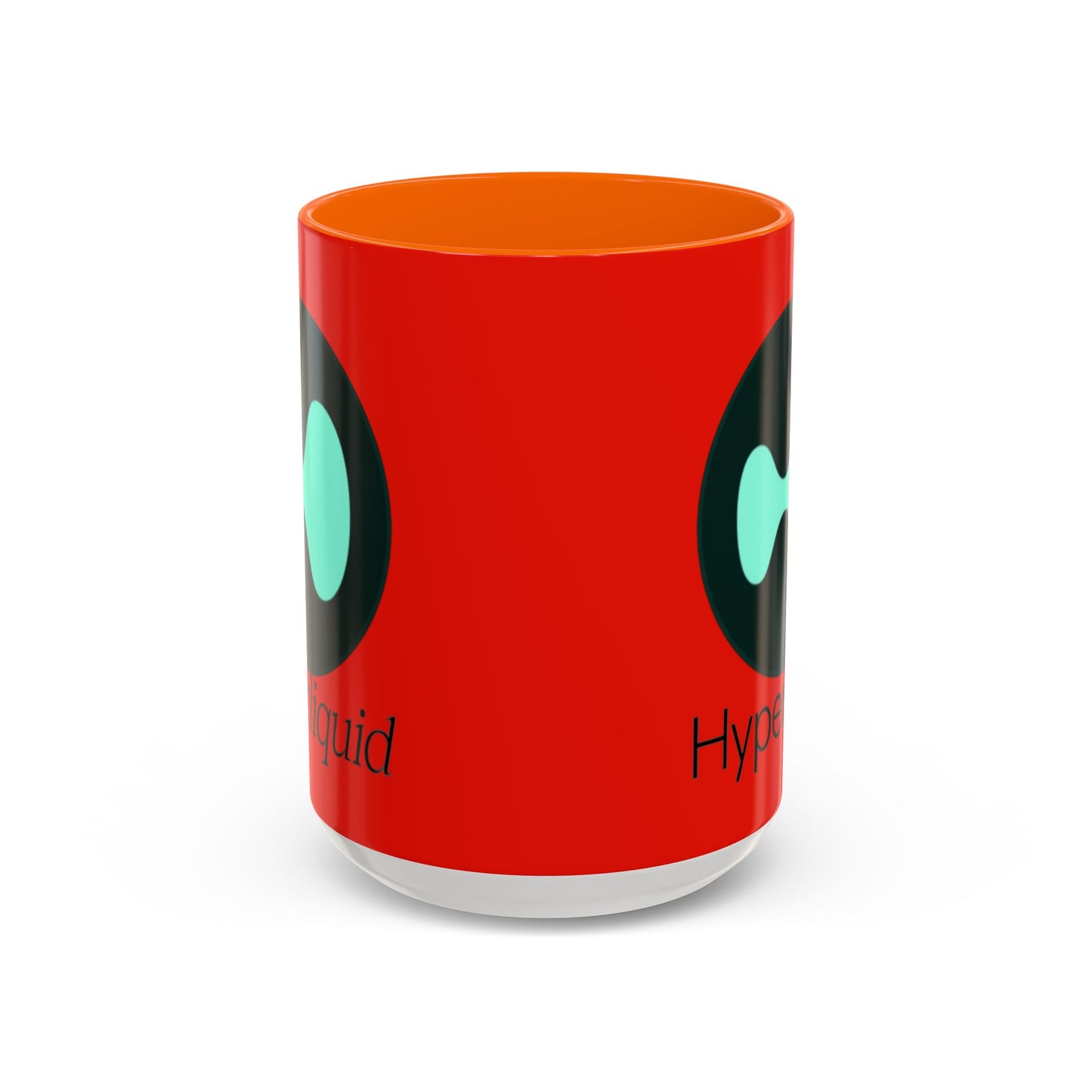 Hyperliquid Black font Red Accent Mug by cypherpunkgear.com