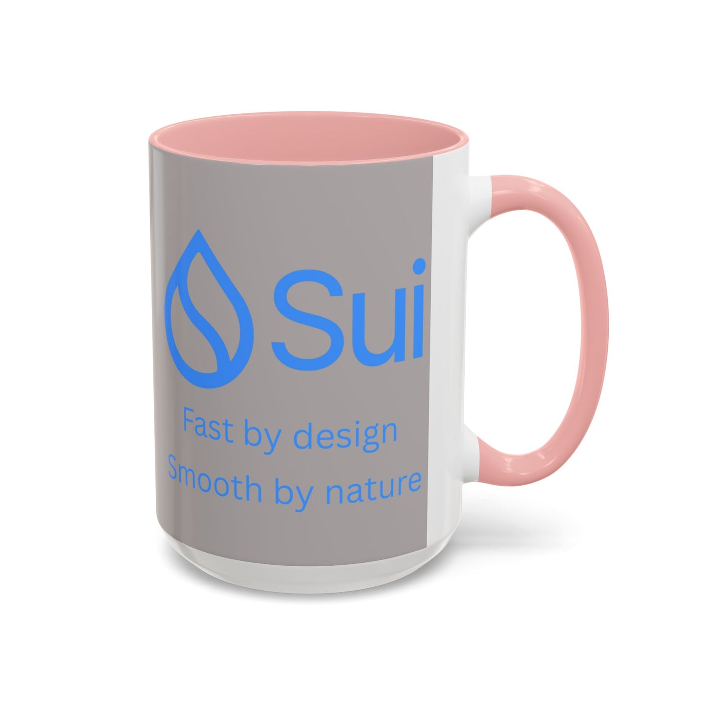 SUI Grey Accent Mug by cypherpunkgear.com