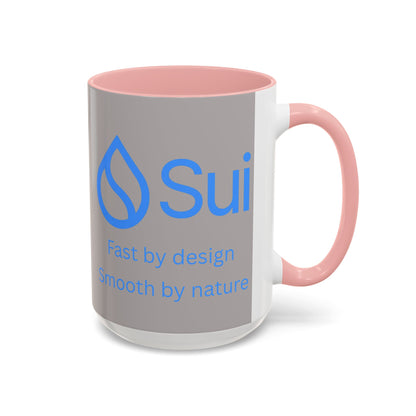 SUI Grey Accent Mug by cypherpunkgear.com
