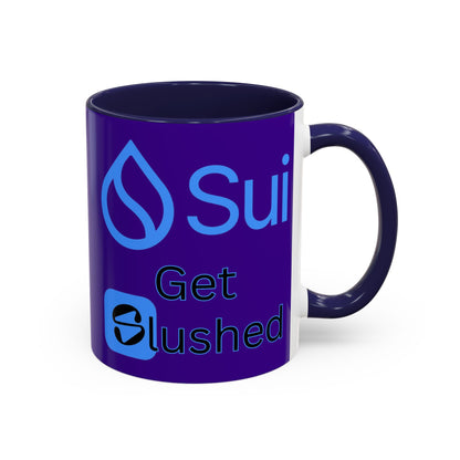 Sui: Get Slushed Purple Accent Mug by cypherpunkgear.com
