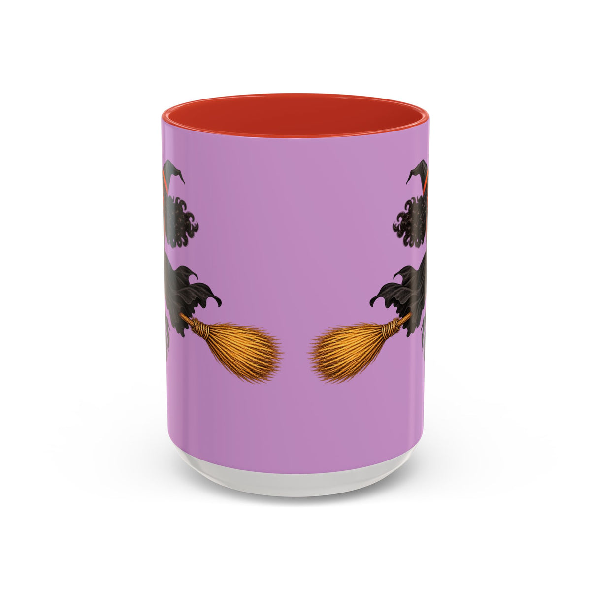 Velvet Vex Pink Accent Mug by CreepyCrafts.boo