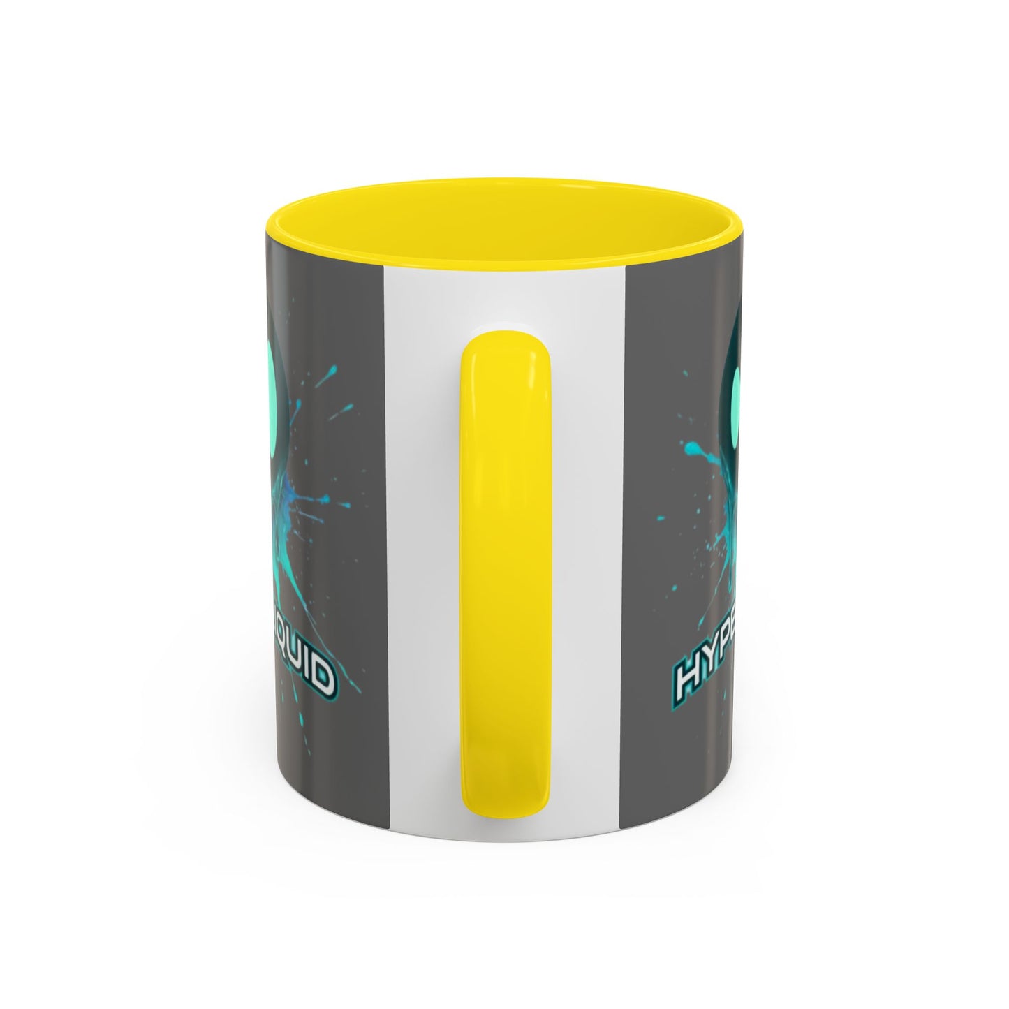 HYPE Drip Grey Accent Mug by cypherpunkgear.com