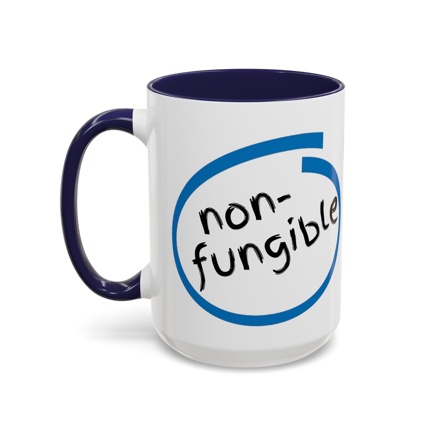 Nonfungible Accent Mug by cypherpunkgear