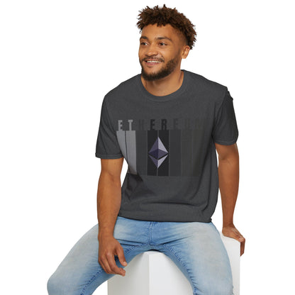 Ethereum (ETH) Dark colors Unisex T-Shirt by cypherpunkgear.com
