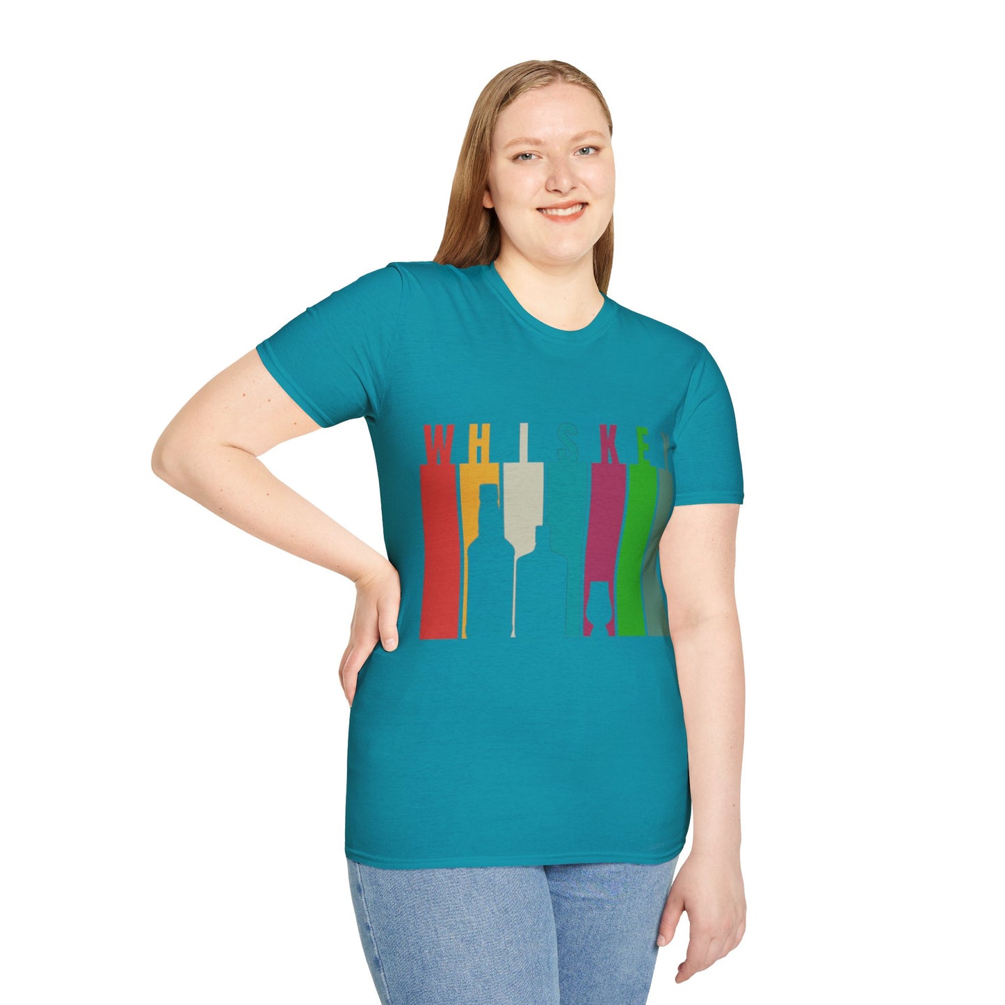 Whiskey spelled with an 'e' DKcolors Unisex T-Shirt by cypherpunkgear.com
