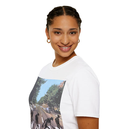 2-sided, Scabby Road Light colors Unisex T-Shirt by CreepyCrafts.boo