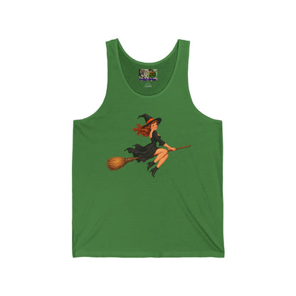 Hazel Hex Unisex Jersey Tank Top by CreepyCrafts.boo