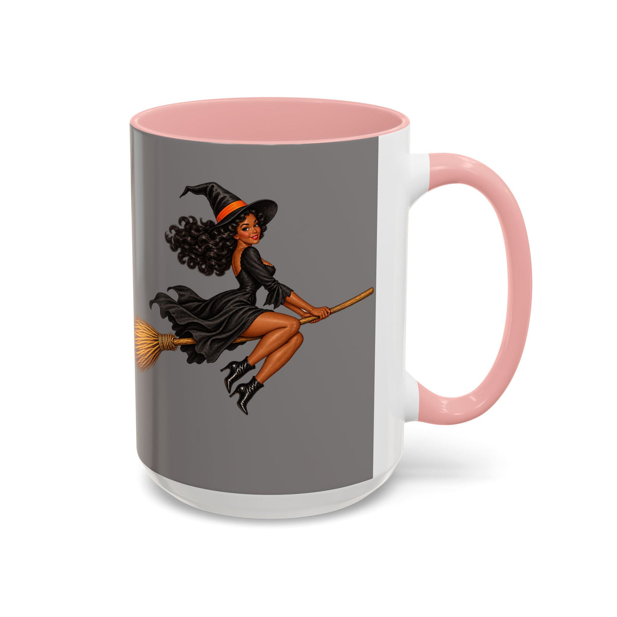 Velvet Vex Grey Accent Mug by CreepyCrafts.boo