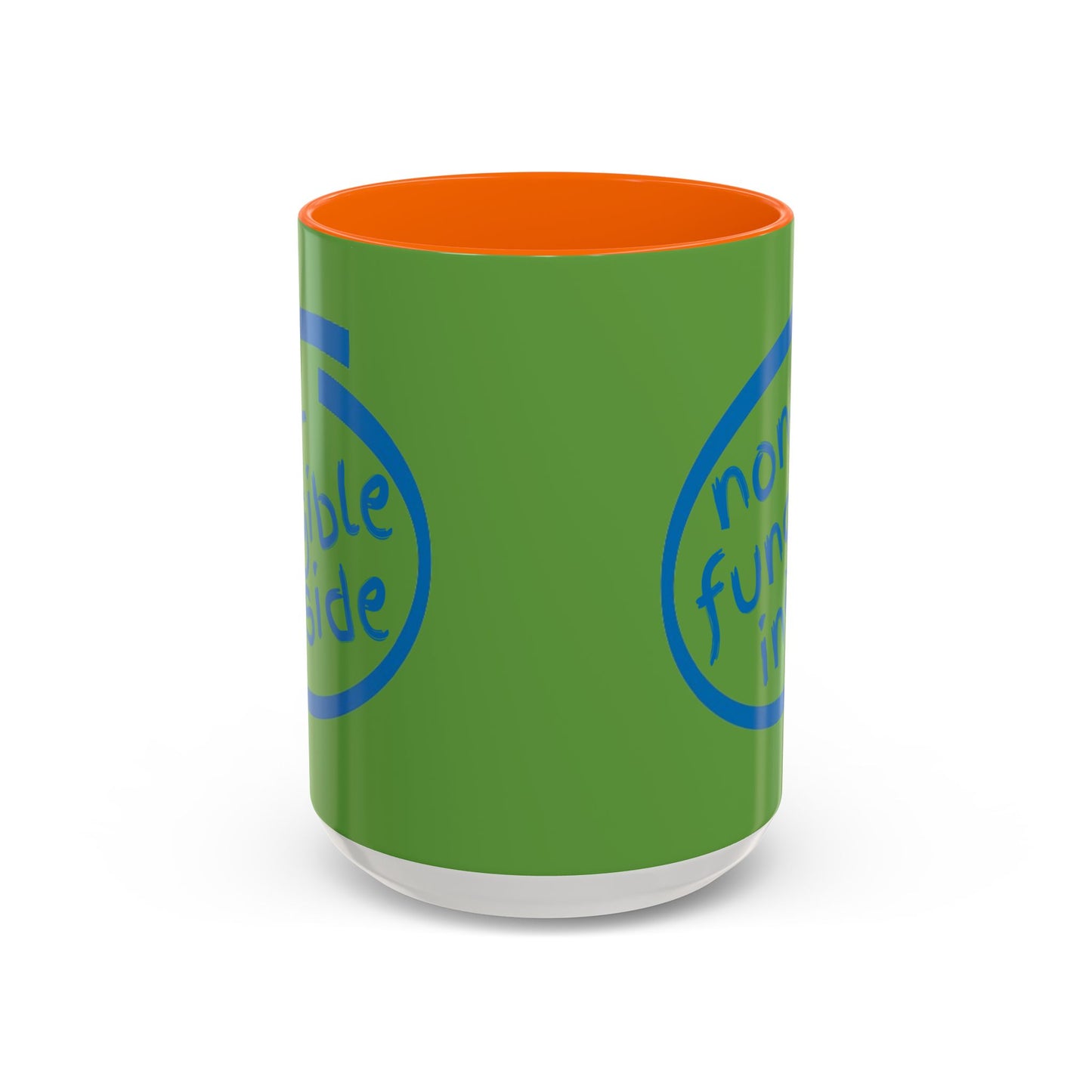 Non-Fungible Inside Green Accent Mug by cypherpunkgear.com
