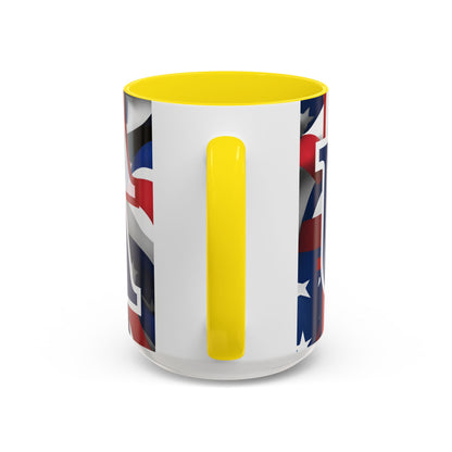 ¡EE.UU! ¡EE.UU! ¡EE.UU! ¡Patriota por cypherpunkgear! Taza de café decorativa (11, 15 oz)