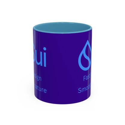 SUI Purple Accent Mug by cypherpunkgear.com