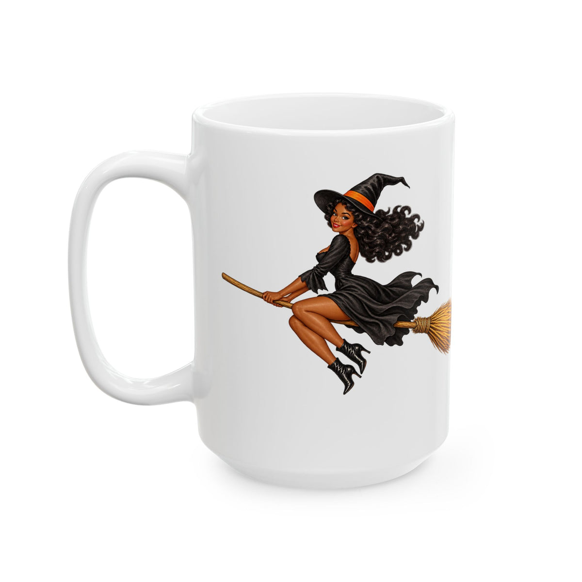 Velvet Vex White Mug by CreepyCrafts.boo