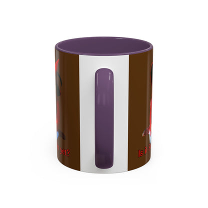 Is it Samhain yet? Brown Accent Mug by CreepyCrafts.boo