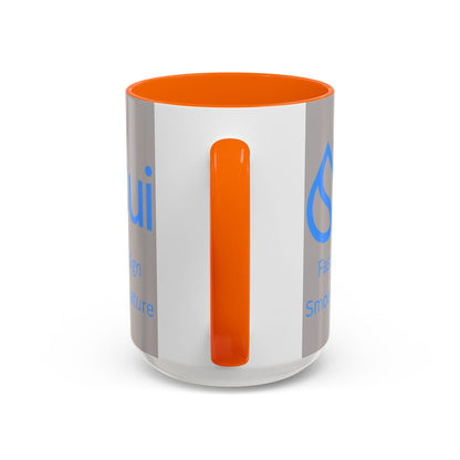 SUI Grey Accent Mug by cypherpunkgear.com