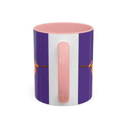Hazel Hex Purple Accent Mug by CreepyCrafts.boo