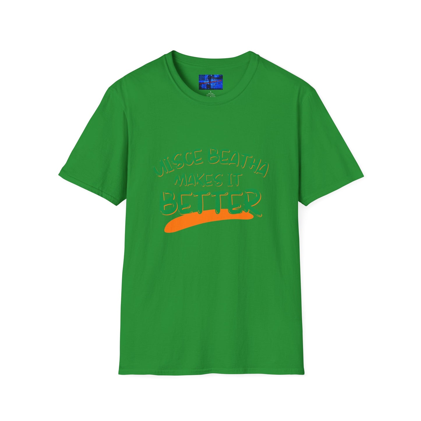 Uisce Beatha makes it better Green font Dark colors Unisex T-Shirt by cypherpunkgear.com