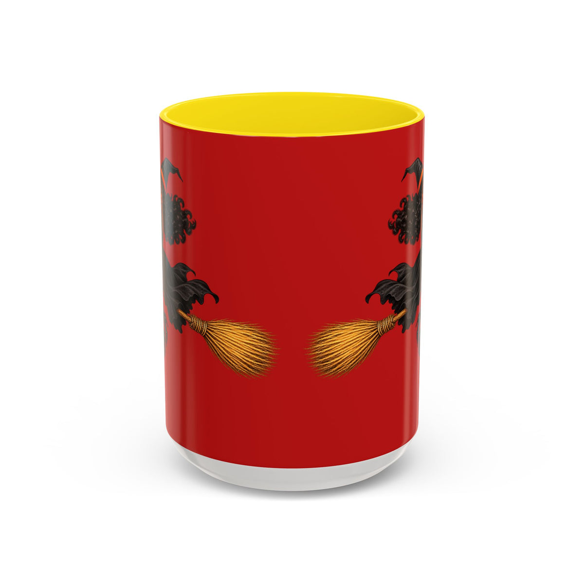 Velvet Vex Red Accent Mug by CreepyCrafts.boo
