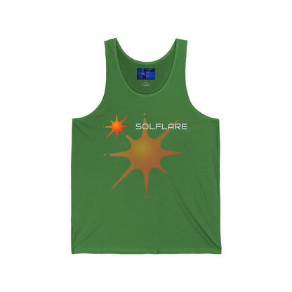 Solflare Unisex Jersey Tank Top by cypherpunkgear.com