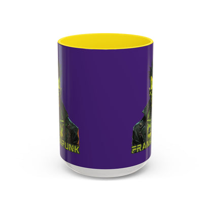 Frankenpunk Purple Accent Mug by CreepyCrafts.boo