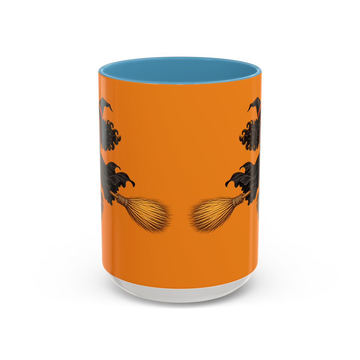 Velvet Vex Orange Accent Mug by CreepyCrafts.boo