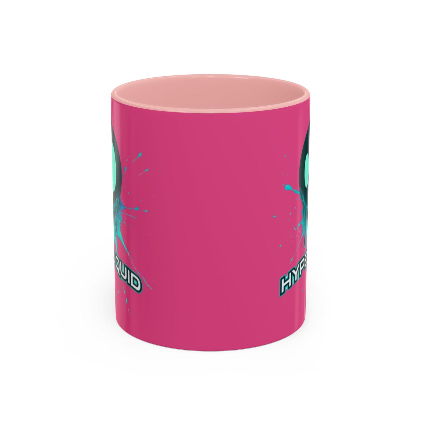HYPE Drip Pink Accent Mug by cypherpunkgear.com