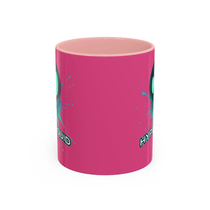 HYPE Drip Pink Accent Mug by cypherpunkgear.com