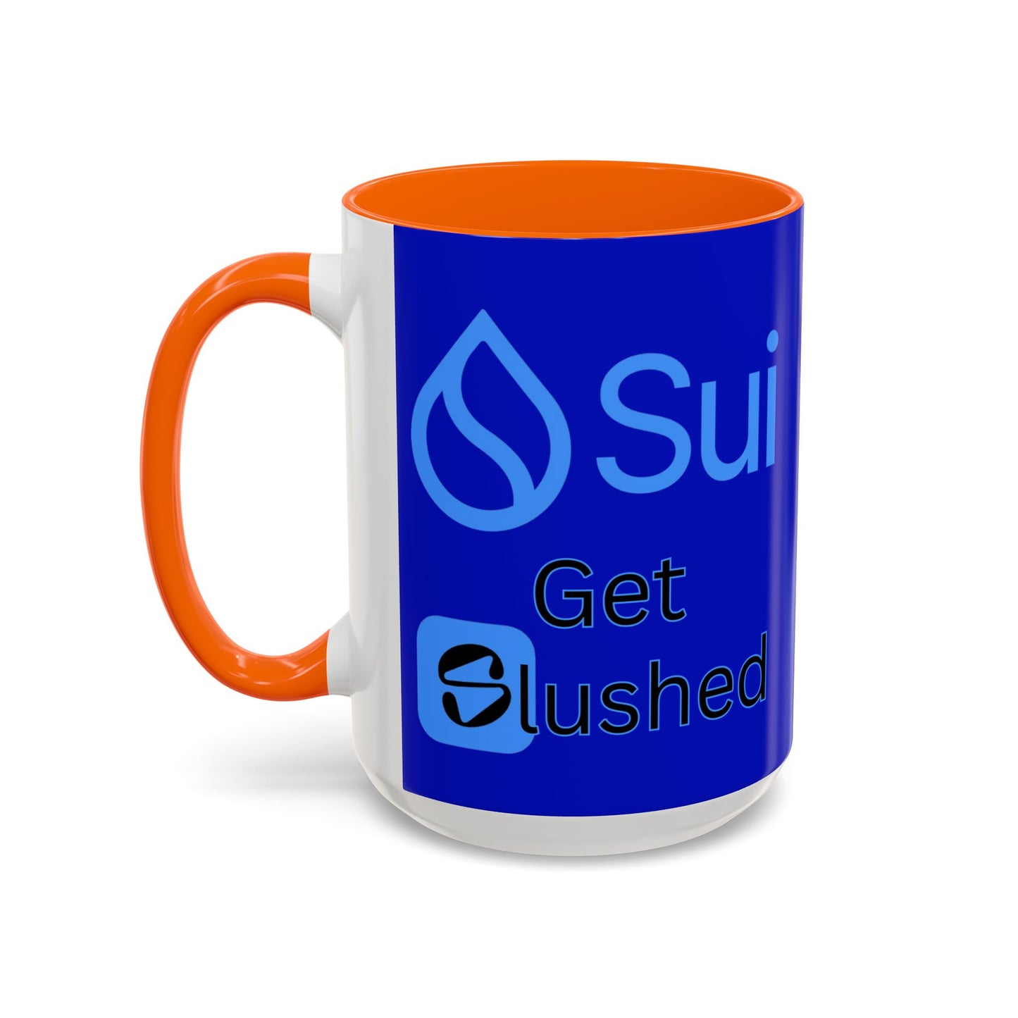 Sui: Get Slushed Dark Blue Accent Mug by cypherpunkgear.com