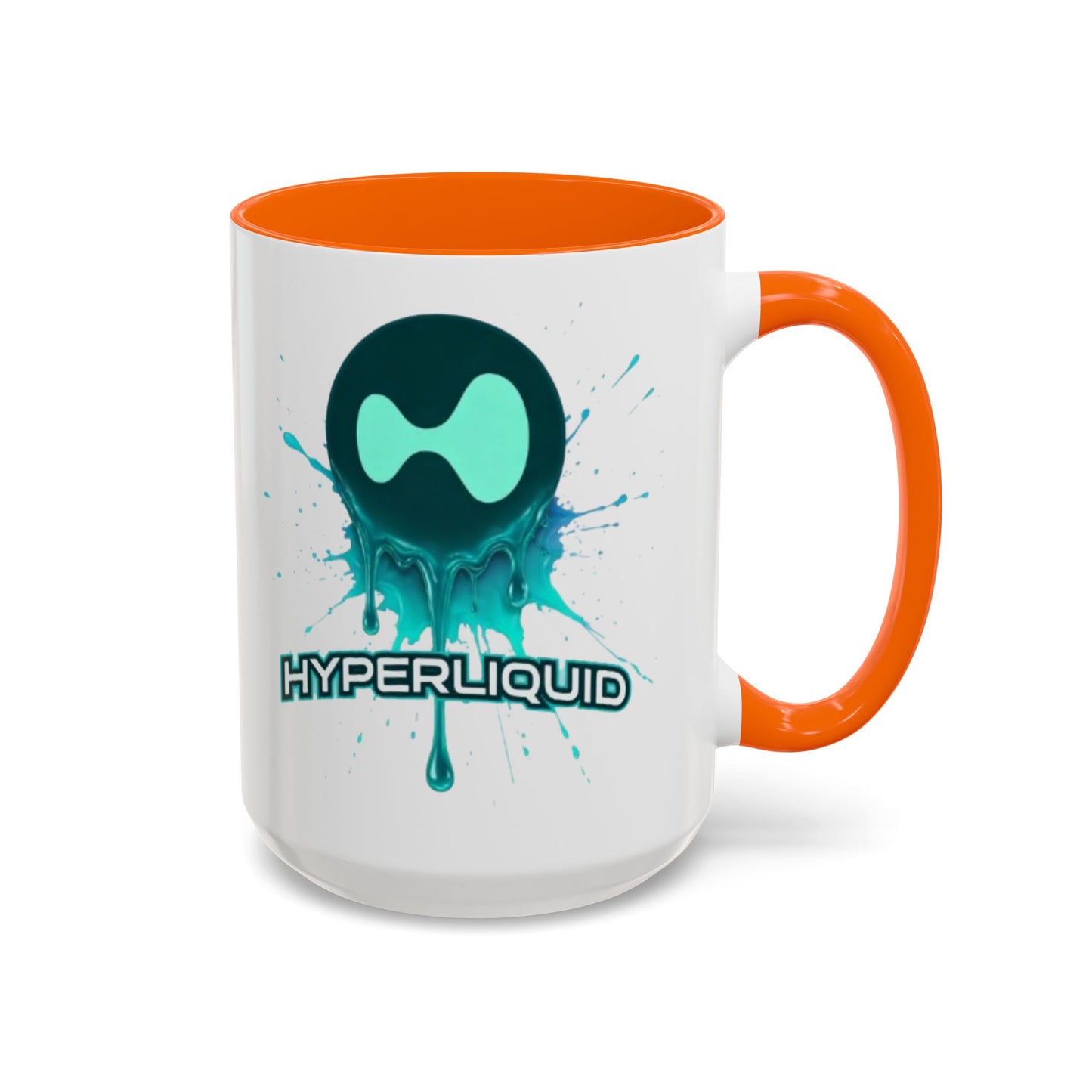 HYPE Drip White Accent Mug by cypherpunkgear.com