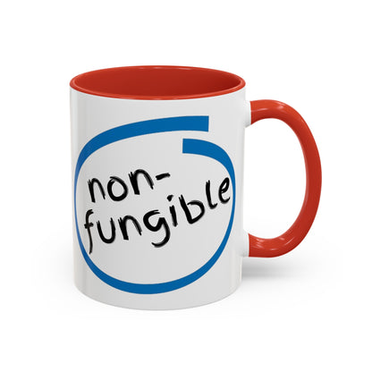 Nonfungible Accent Mug by cypherpunkgear