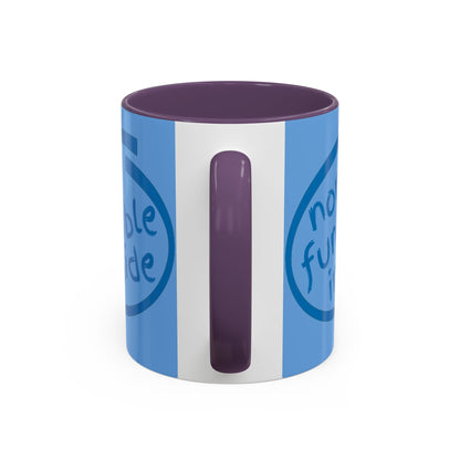 Non-Fungible Inside Light Blue Accent Mug by cypherpunkgear.com